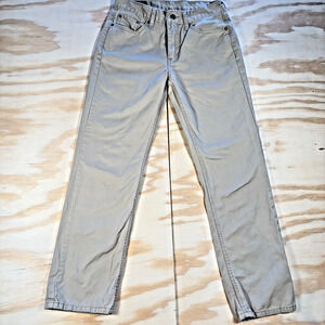 Levi's 514 Straight Fit Khaki Jeans Pants 30x30 Tan Men's Chinos Classic Casual
